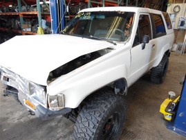 1988 Toyota 4Runner White 2.4L MT 4WD #Z21697